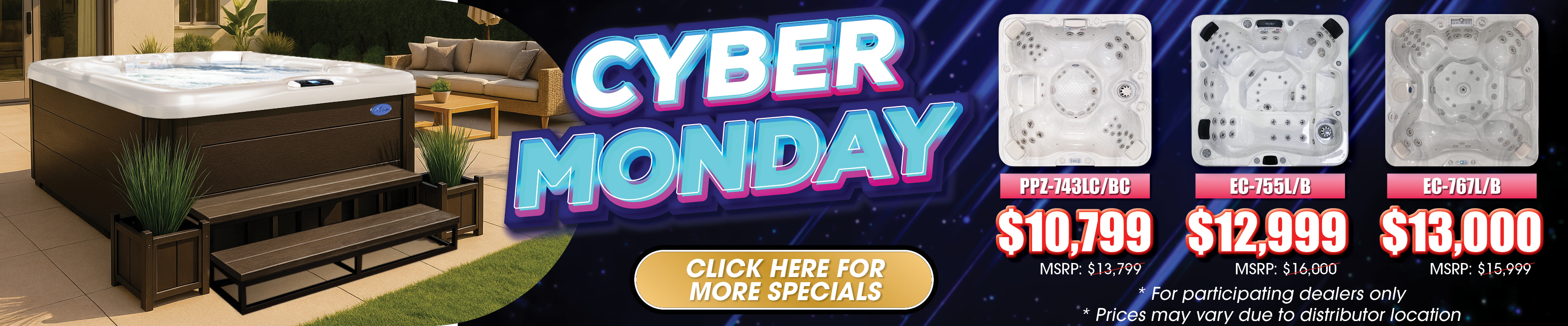 Calspas hot tub being used in a family setting - Barcelona